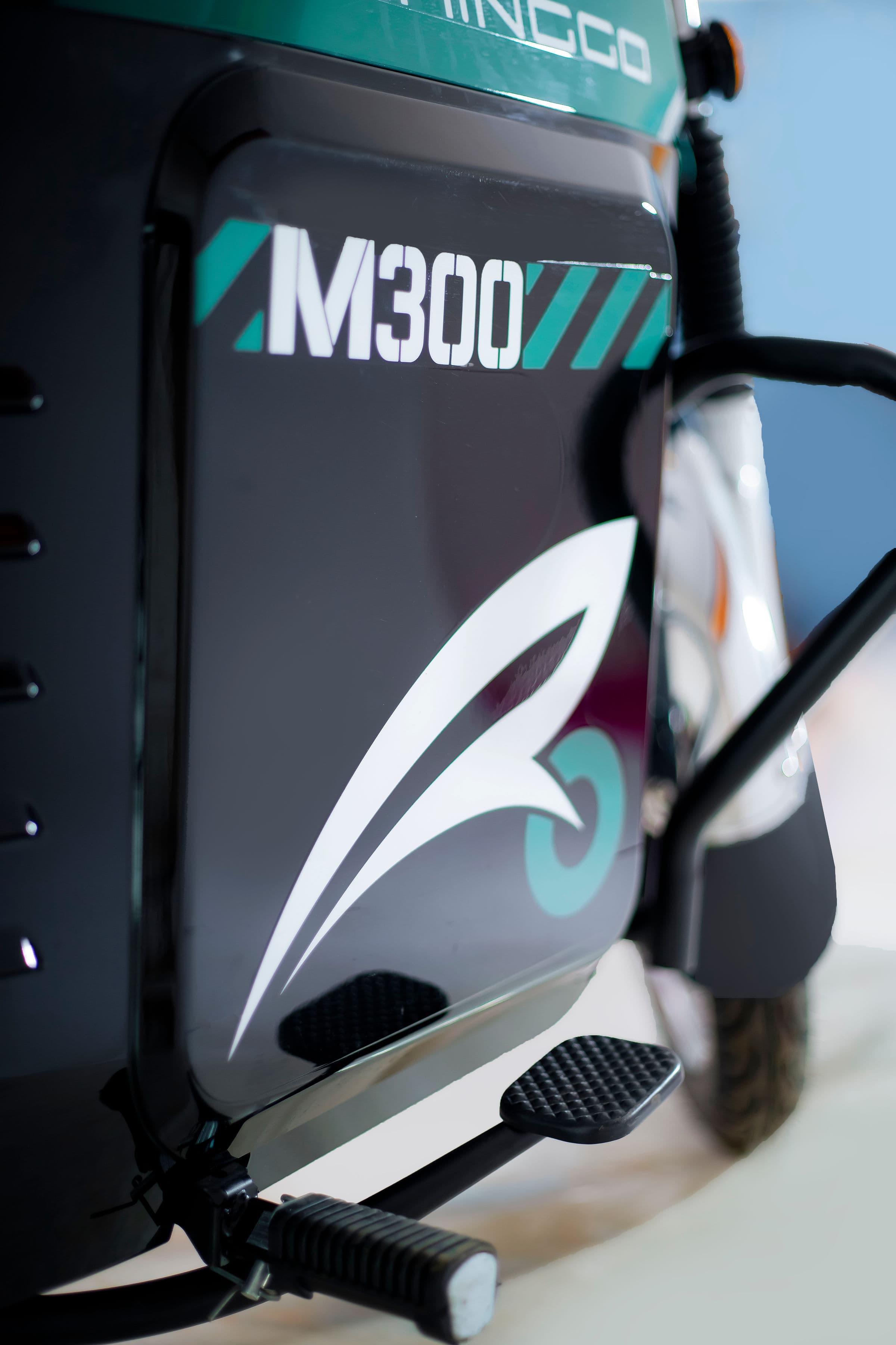 Rhinggo M300 badge detail